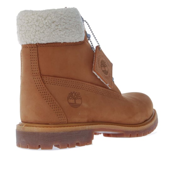Botas Premium Timberland de 6 pulgadas para mujer en color trigo - Image 3