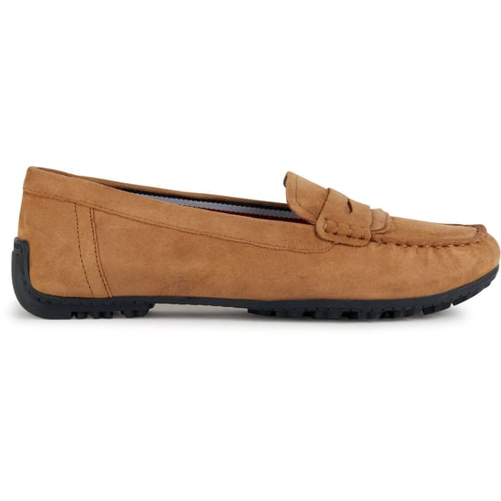 Geox D Kosmopolis Suede Women's Camel Moccasins Shoes - Image 5