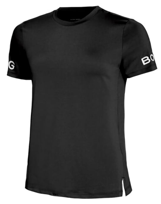 Björn Borg - Camiseta de manga corta Ladies Classic Training - Negra - Image 1