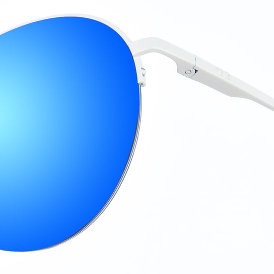 Maxy women's oval-shaped metal sunglasses
