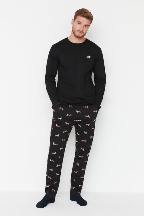 Trendyol Men's Crew neck Pajama Set - Image 1
