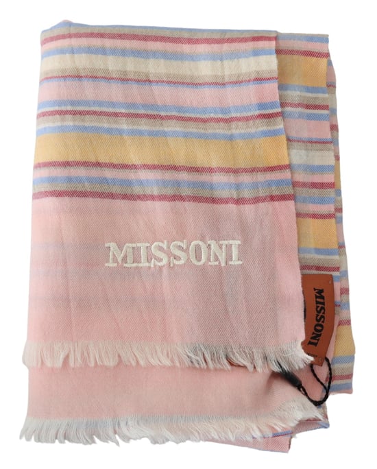 Missoni Men's Multicolor Cashmere Unisex Neck Wrap Scarf - Image 4