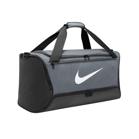 Nike Brasilia Swoosh Training 60L Duffle Bag (Iron Grey/Black/White) - Image 4