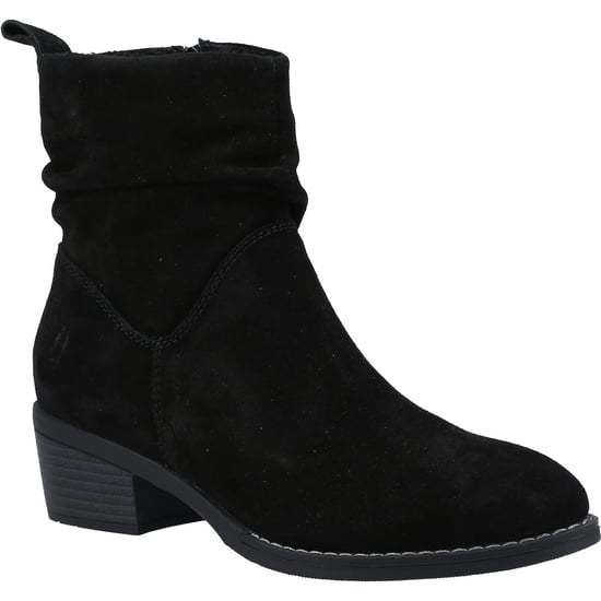 Hush Puppies Iris Suede Women's Black Boots - Image 1