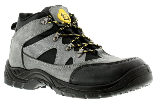 New Mens/Gents Grey Tradesafe Graham Lace Ups Safety Boots - Image 1