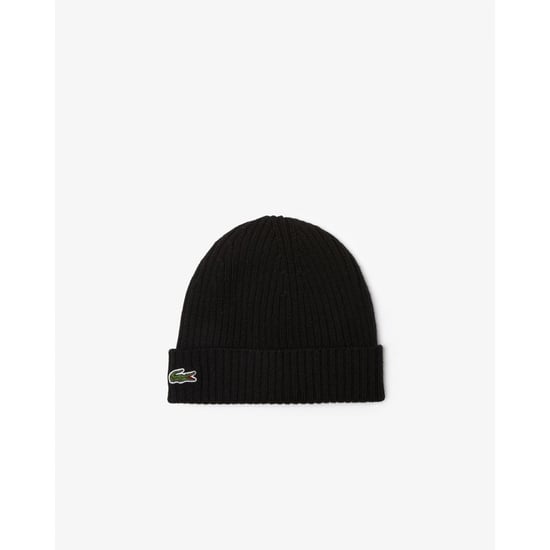 Lacoste Mens Ribbed Beanie - Image 1
