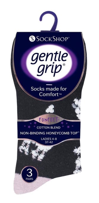 Gentle Grip - Calcetines no elásticos Gentle Grip 6 pares - GG201 - Image 2