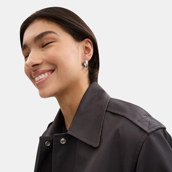 Pave Hoop Earrings