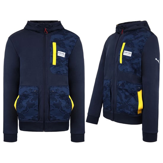 Puma Red Bull Racing Chaqueta de sudor azul con capucha 571384 01 - Image 3