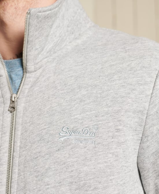 Superdry Organic Cotton Vintage Logo Zip Track Top