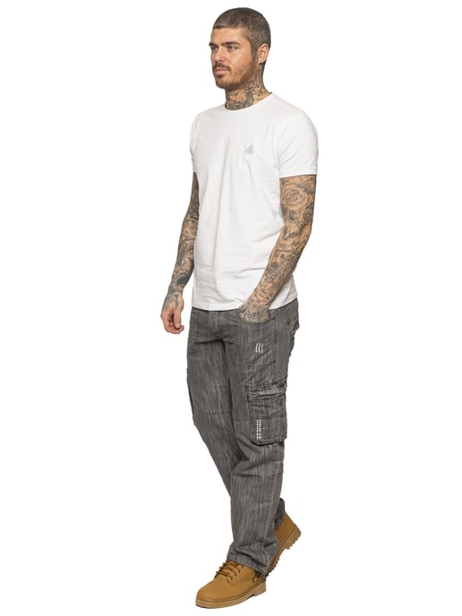 Enzo | Vaqueros de combate para hombre - Gris - Image 6