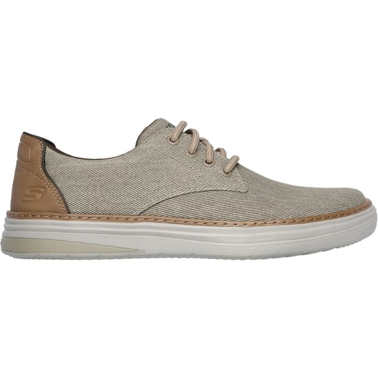 Skechers Hyland - Ratner Cotton Men's Khaki Lace-Up Shoes - Image 5