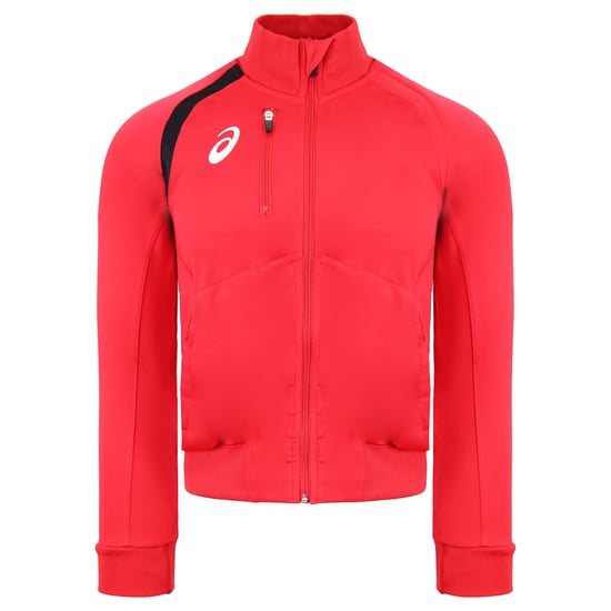 Asics Kids Red Track Jacket - Image 1