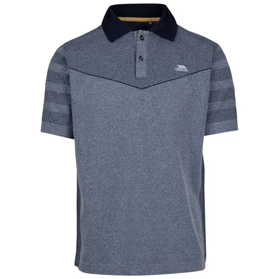 Trespass Mens Nab TP75 Active Polo Shirt (Navy Marl)