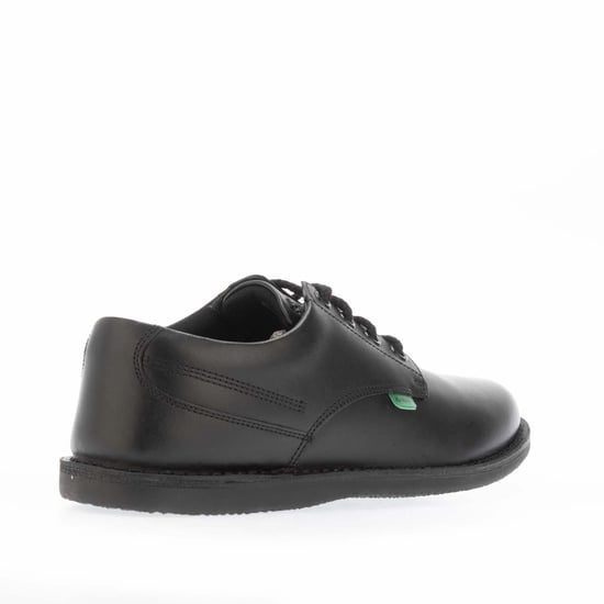 Boy's Kickers Junior Kopi Derby Shoes in Black