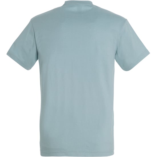 SOLS Mens Imperial Heavyweight Short Sleeve T-Shirt (Ice Blue) - Image 2