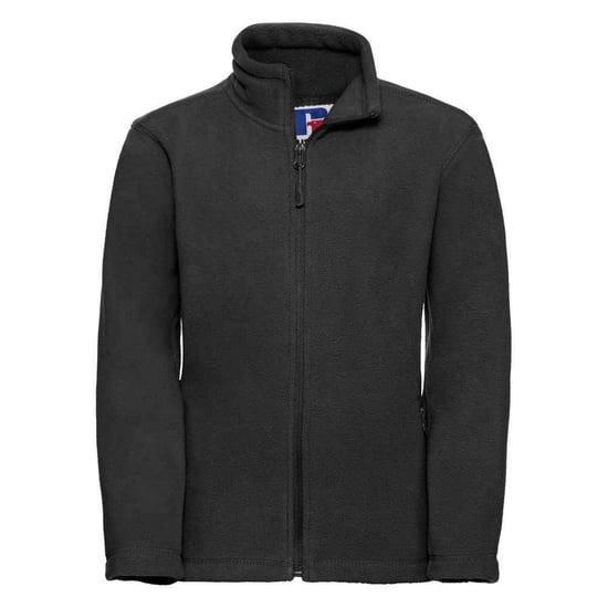 Russell Childrens/Kids Full Zip Outdoor Fleece Jacket (Black)