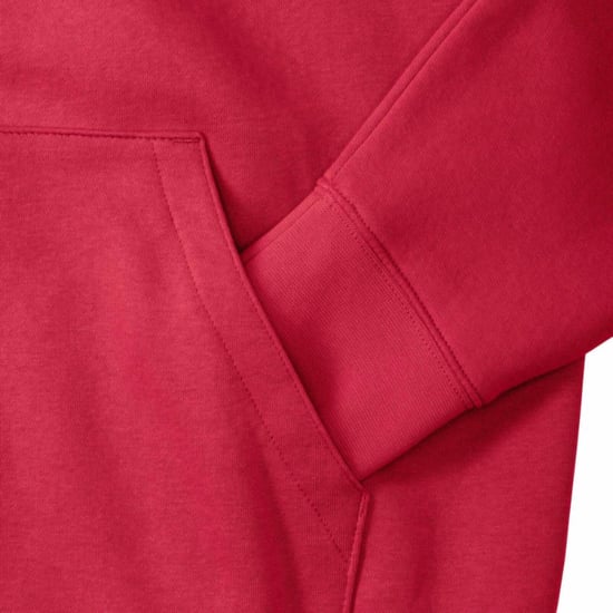 Russell Mens Authentic Full Zip Hooded Sweatshirt / Hoodie (Classic Red) - Image 6