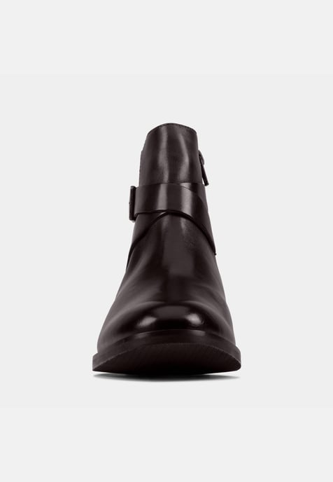 Hamble Buckle Black Leather Botas - Image 3