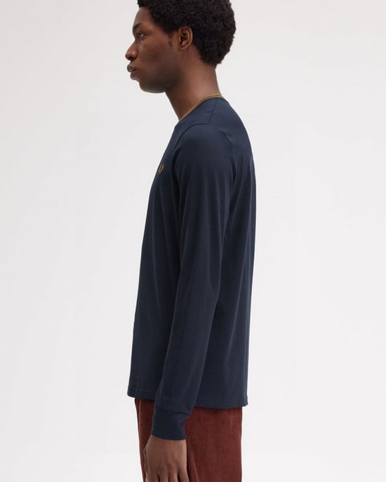 Fred Perry Camiseta de Manga Larga de Dos Puntas para Hombre - Image 4