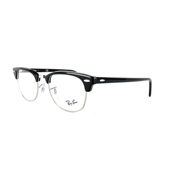Montura de gafas Ray-Ban 5154 Clubmaster 2000 Negro Brillante 49mm - Image 2