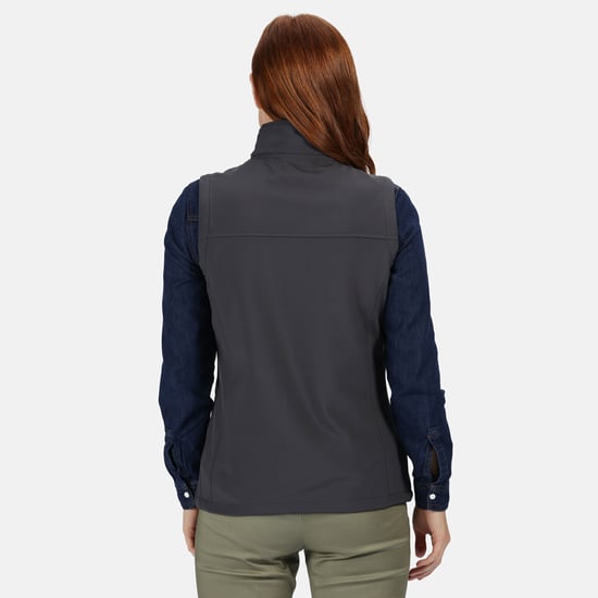 Regatta Womens/Ladies Flux Soft Shell Bodywarmer (Seal Grey/Seal Grey)