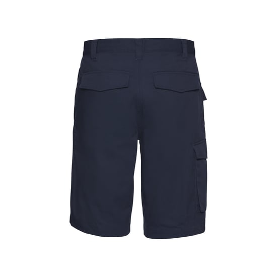 Russell Mens Polycotton Work Shorts (French Navy) - Image 2