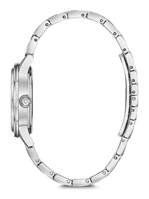 Bulova Turnstyle Women's Silver Watch 96L260 - Image 2