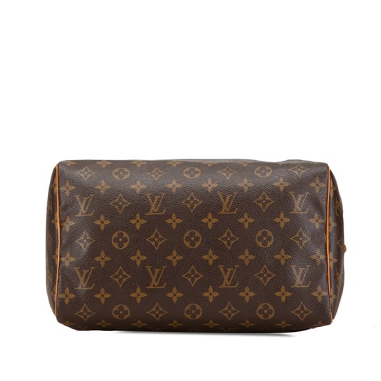 Vintage Louis Vuitton Monogram Speedy 30 Brown - Image 3
