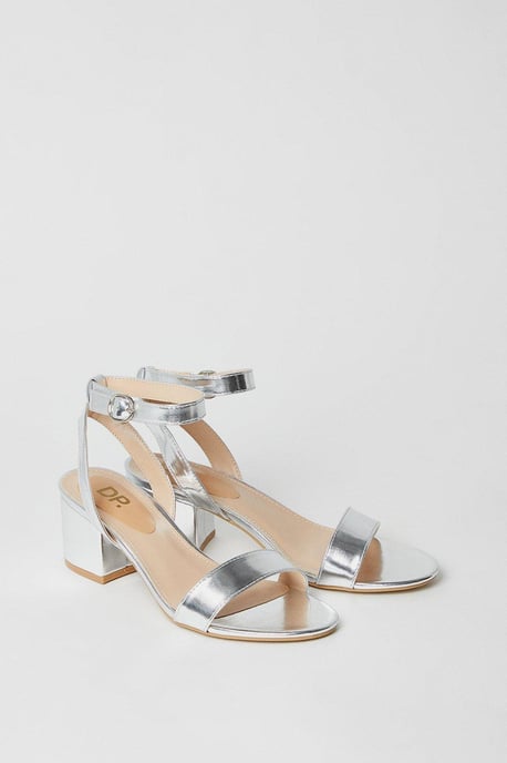 Tommi Barely There Mid Block Heel Sandals - Image 3