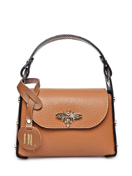 Anna Luchini Marrón Bolso de cuero - Image 1