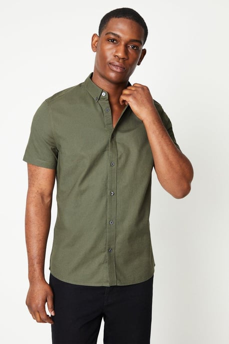 Short Sleeve Oxford Shirt - Image 2