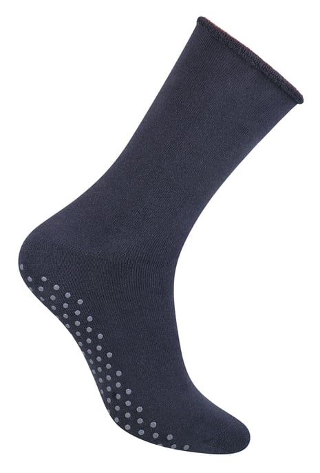 Calcetines de Algodón para Hombre | Steven | Calcetines Casual Lisos con Grippers - Charcoal - Image 1