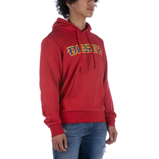 Diesel Sweatshirt S-Ginn Hood K27 Red