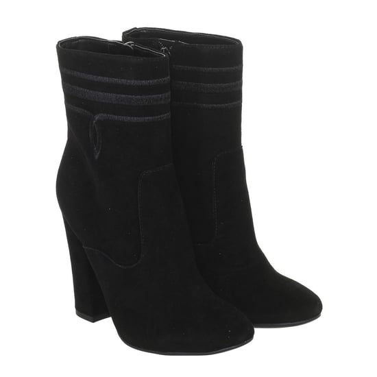 Heeled ankle boots with round toe FLLU23SUE10 woman