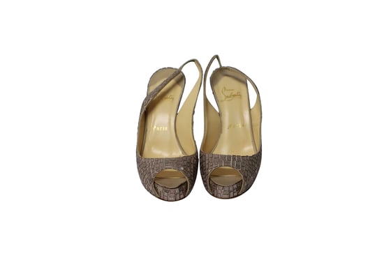 Christian Louboutin Prive Mosaique 120 Pumps in Silver Acrylic - Image 2