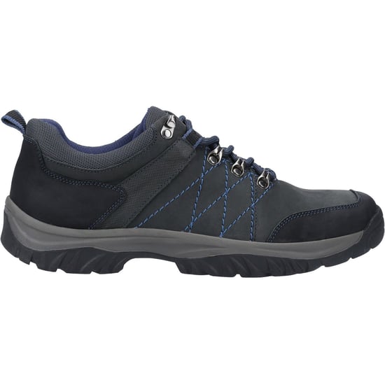 Cotswold Toddington Leather Men's Navy Lace-Up Shoes - Image 4
