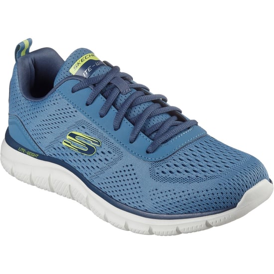 Skechers Track Leshur Polyester Men's Slate Trainers - Image 1