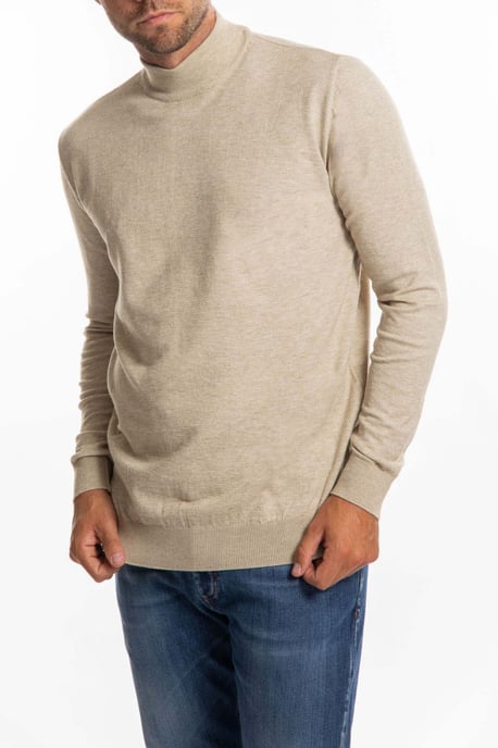 Takeshy Kurosawa Suéter Lupetto del hombre beige - Image 3