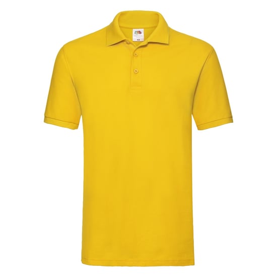 Fruit of the Loom Mens Premium Pique Polo Shirt (Sunflower) - Image 1