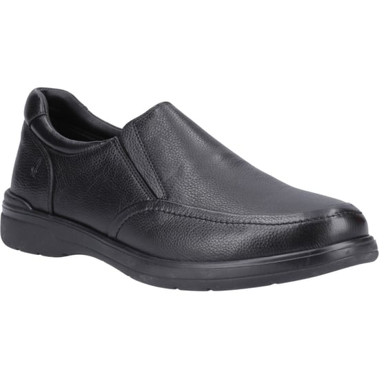 Hush Puppies Matthew Leather Men's Black Loafers - Image 1