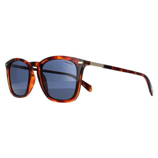 Gafas de sol polarizadas Polaroid Square Unisex Havana Grey - Image 2