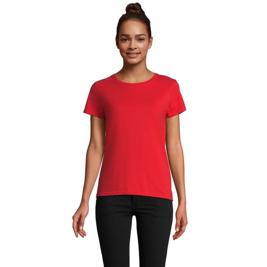 SOLS Womens/Ladies Pioneer T-Shirt (Bright Red) - Image 1