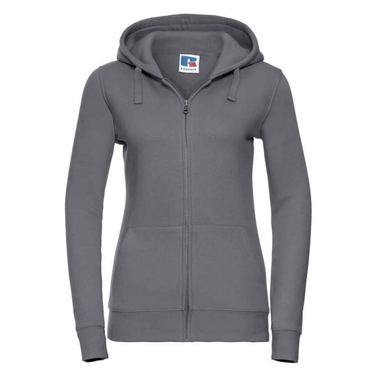 Russell Womens/Ladies Authentic Full Zip Hoodie (Convoy Grey) - Image 1