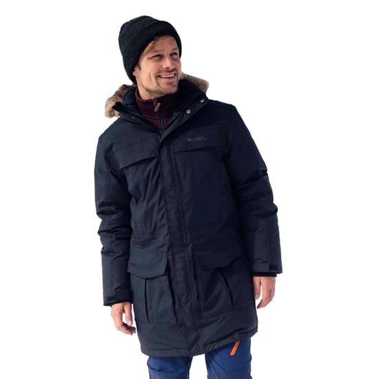 Mountain Warehouse Mens Antarctic Extreme Waterproof Down Jacket (Charcoal) - Image 5