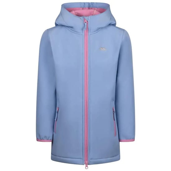 Trespass Girls Brennagh Soft Shell Jacket (Cornflower) - Image 1