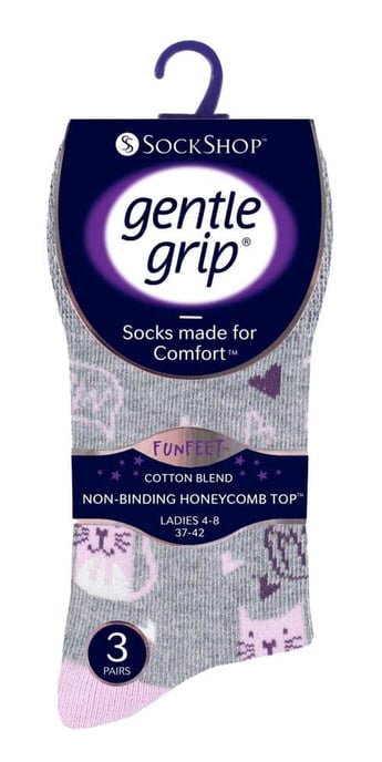 Gentle Grip - Calcetines no elásticos Gentle Grip 6 pares - GG200 - Image 2