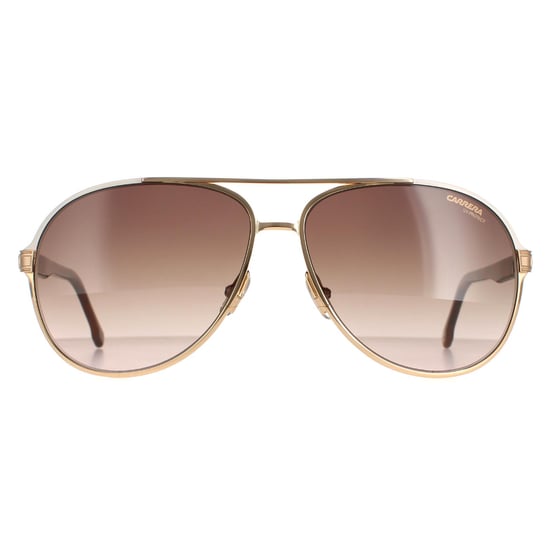 Carrera Aviator Unisex Gold Ivory Havana Brown Gradient 1051/S