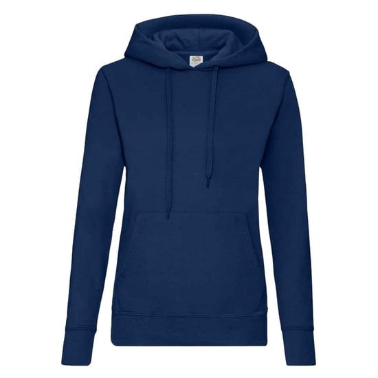 Fruit of the Loom Classic Lady Fit Hooded Sweatshirt (Navy) - Image 1