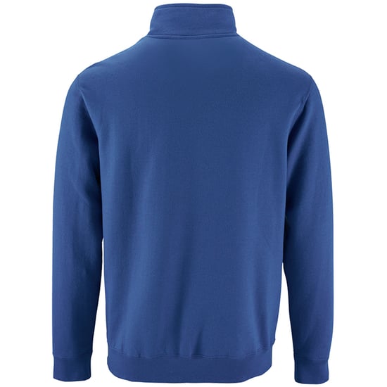 SOLS Mens Stan Contrast Zip Neck Sweatshirt (Royal Blue) - Image 2